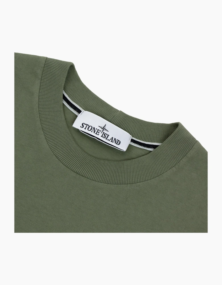 Stone Island 2100001 'Expertise' Regular Fit T-shirt Military Green V005G