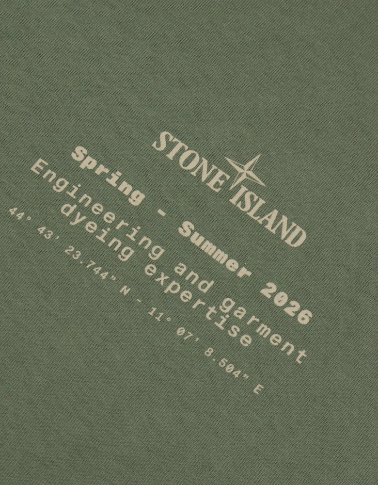 Stone Island 2100001 'Expertise' Regular Fit T-shirt Military Green V005G