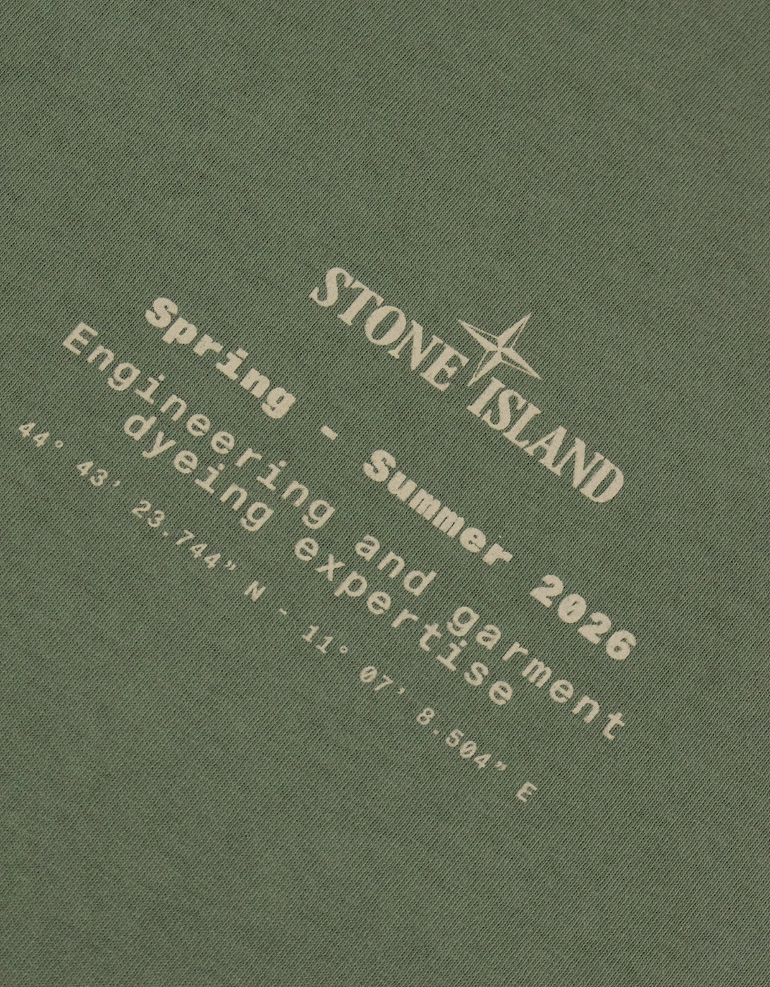 Stone Island 2100001 'Expertise' Regular Fit T-shirt Military Green V005G