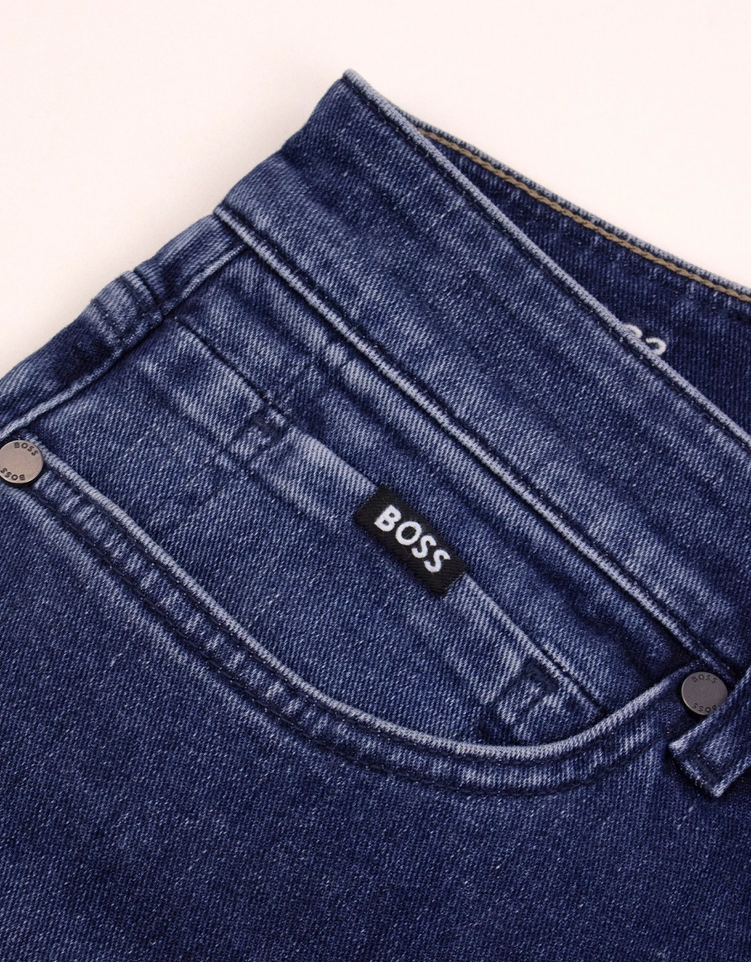 Hugo Boss Delaware Slim-Fit Super Soft Stretch Denim DENIM 411