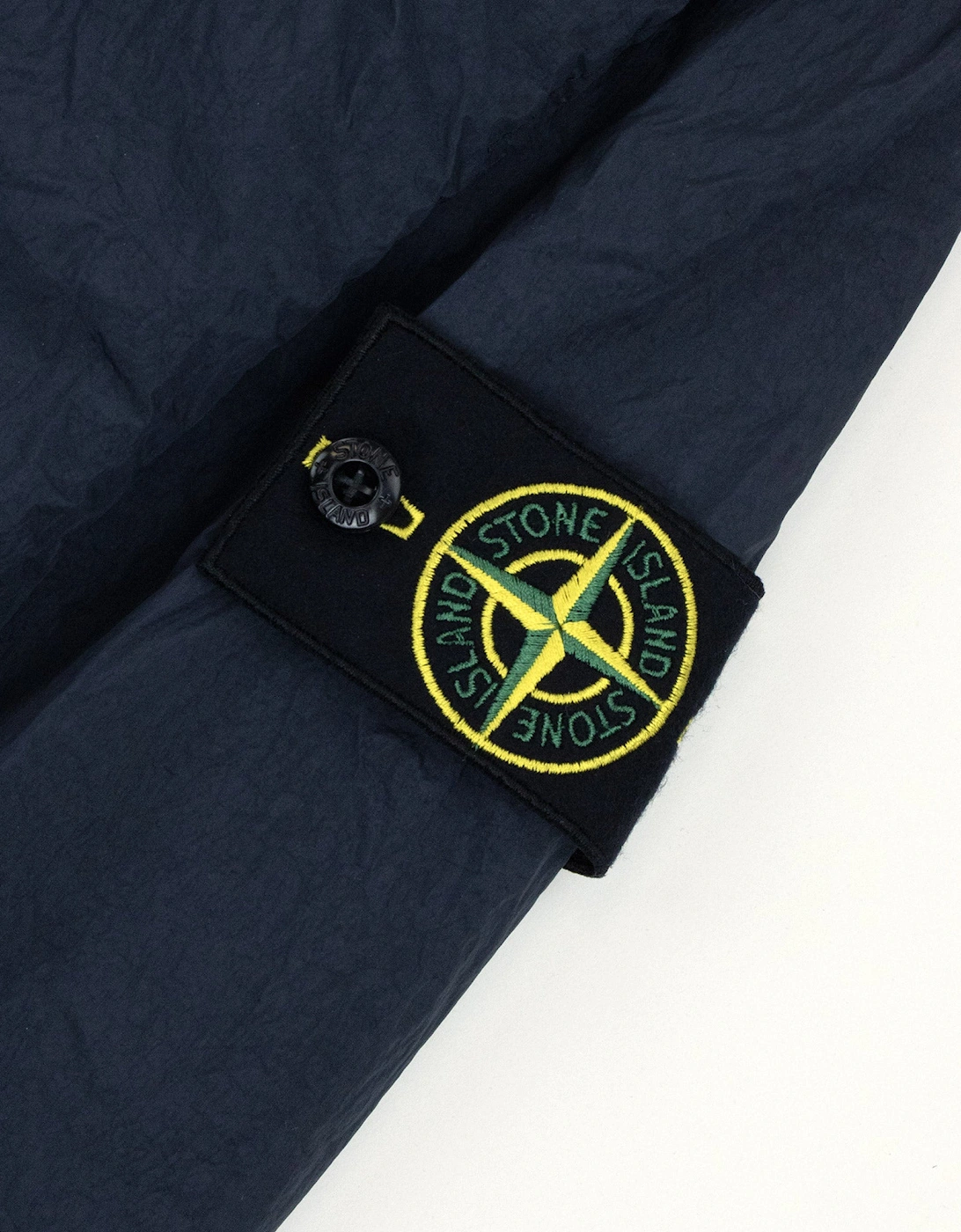 Stone Island 4100001 Anti-Drop Crinkle Reps Hooded Wind-Resistant Jacket NAVY BLUE V0020