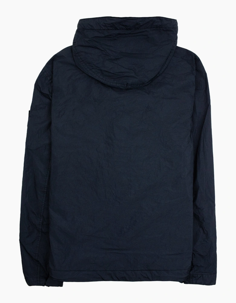 Stone Island 4100001 Anti-Drop Crinkle Reps Hooded Wind-Resistant Jacket NAVY BLUE V0020