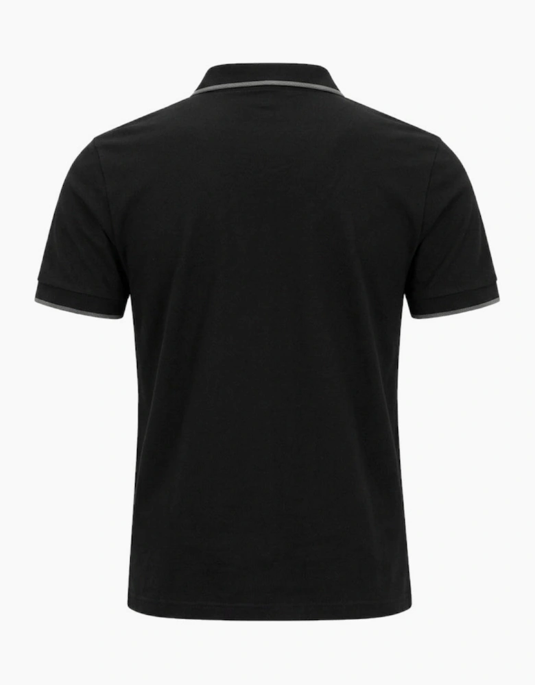 BOSS Slim Fit Passertip Polo Shirt Black