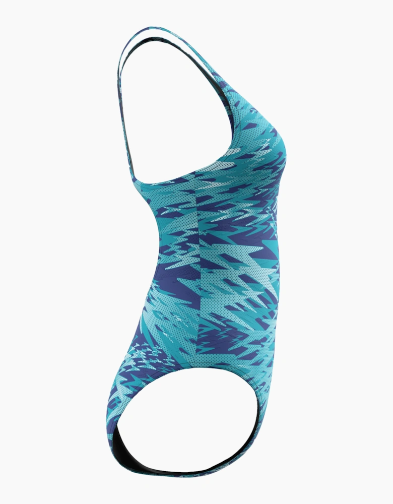 Speedo Womens/Ladies Hyperboom Medalist Repeat Logo One Piece Swimsuit
