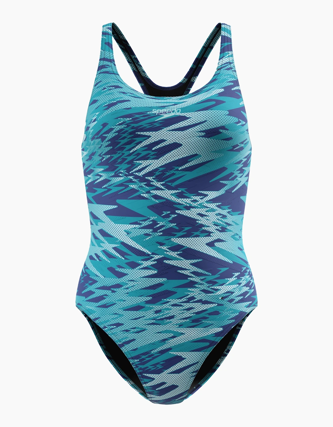 Speedo Womens/Ladies Hyperboom Medalist Repeat Logo One Piece Swimsuit