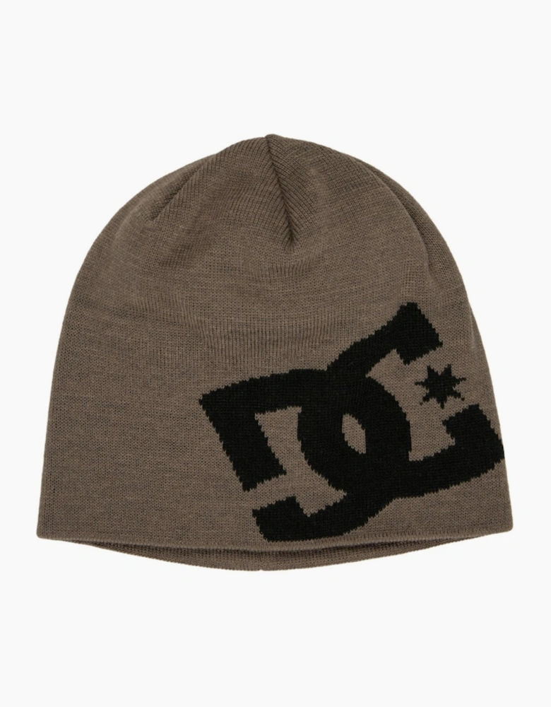 DC Shoes Mens Big Star 2 Skully Logo Beanie