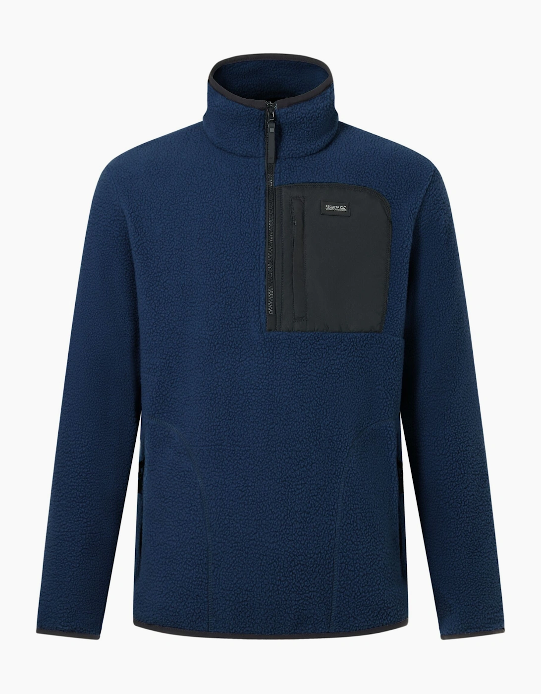 Regatta Mens Frankie Borg Quarter Zip Fleece Jacket