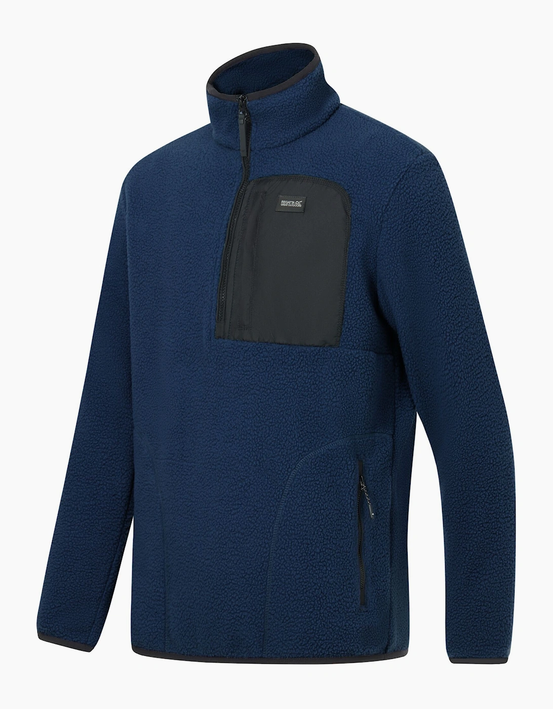 Regatta Mens Frankie Borg Quarter Zip Fleece Jacket