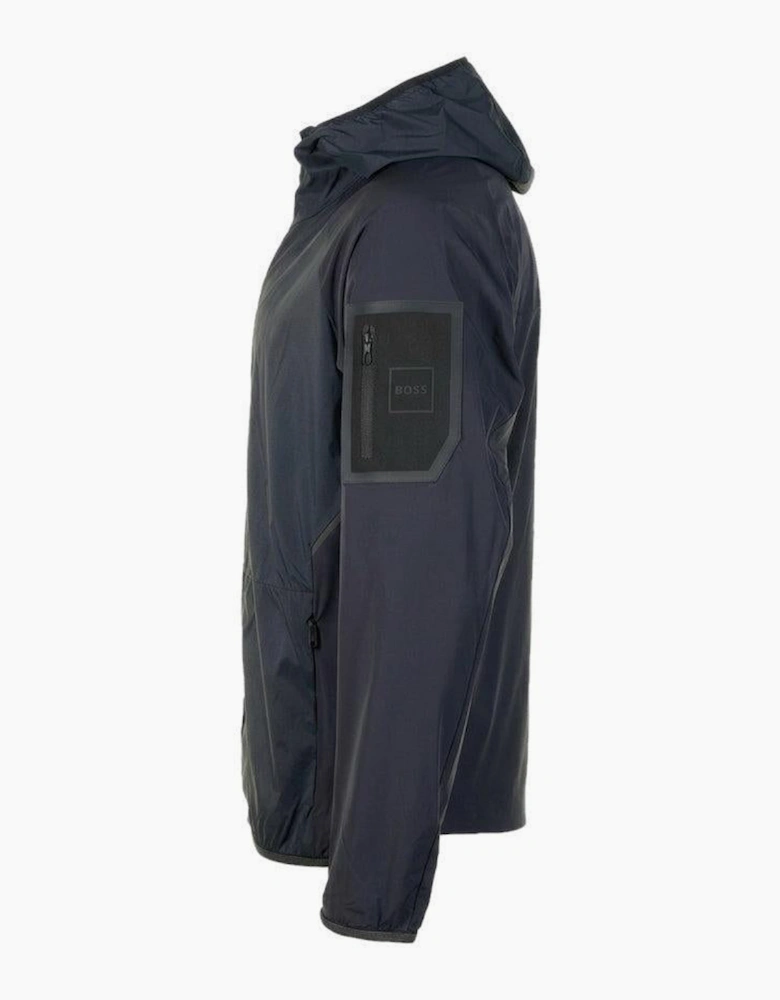 BOSS D-Namix Hooded Jacket Dark Blue