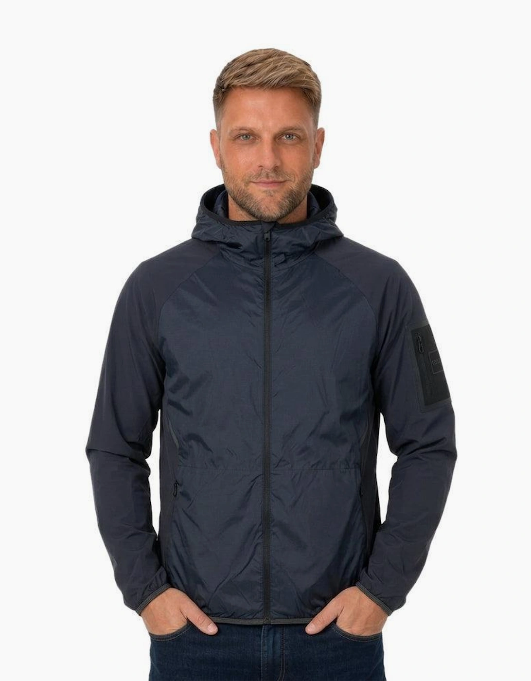 BOSS D-Namix Hooded Jacket Dark Blue