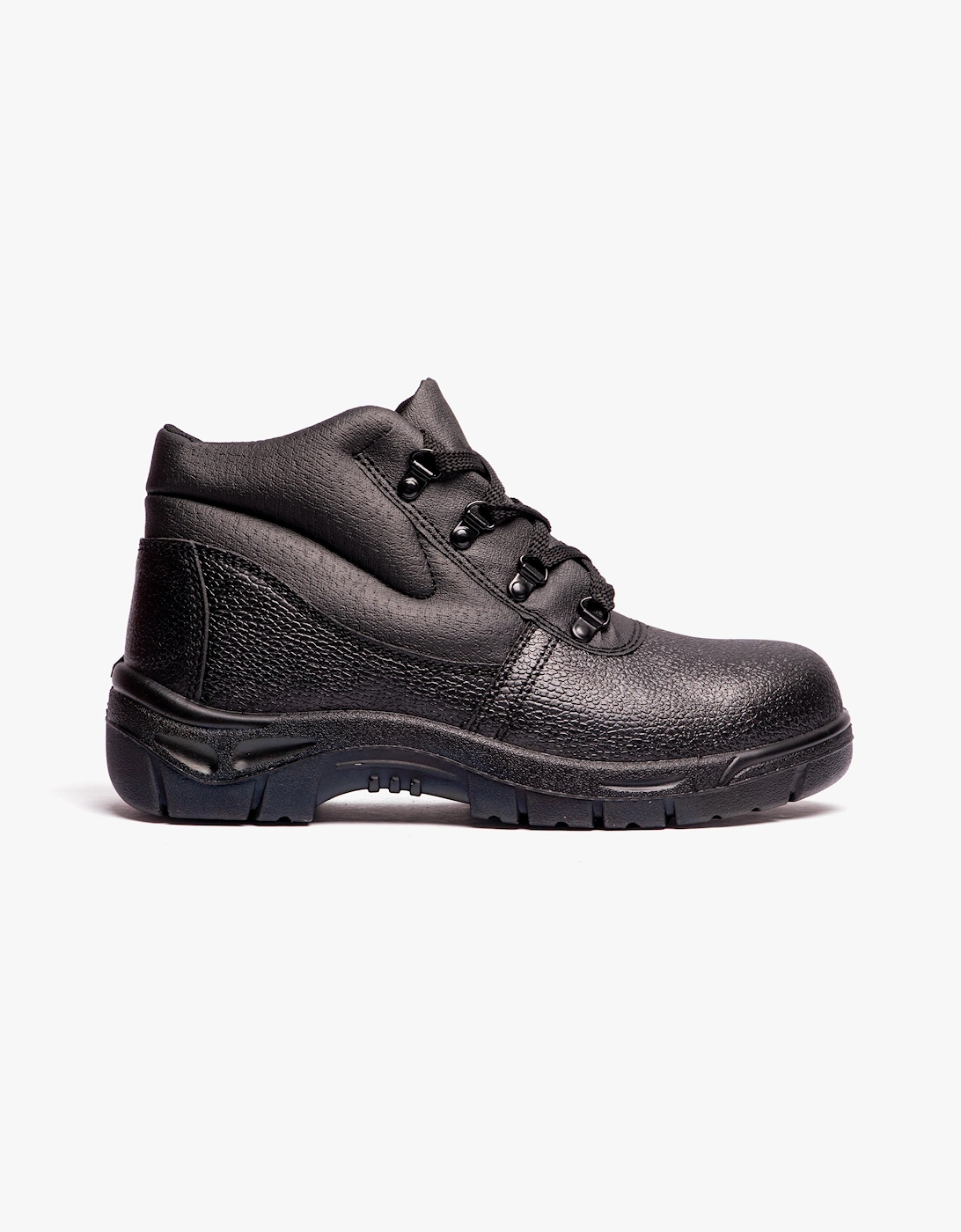 Grafters M5501PA Unisex Padded Leather Safety Boots Black