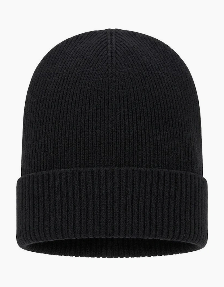 BOSS Asic Logo Beanie Hat Black