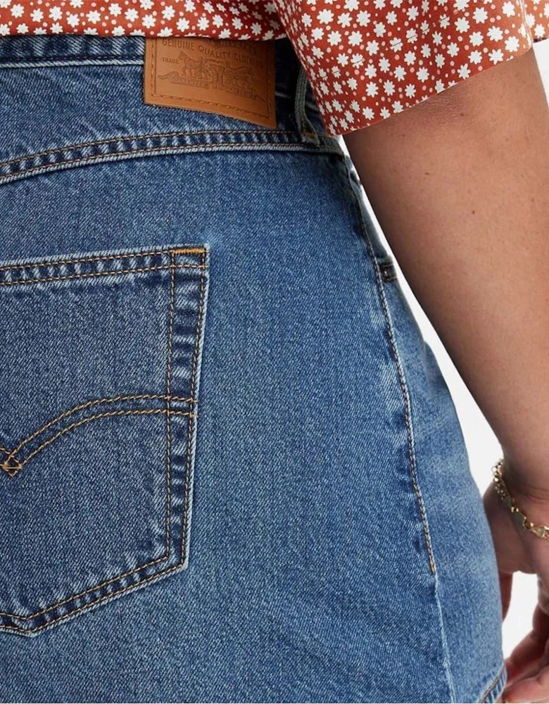 Plus 80s Bermuda Mom Shorts