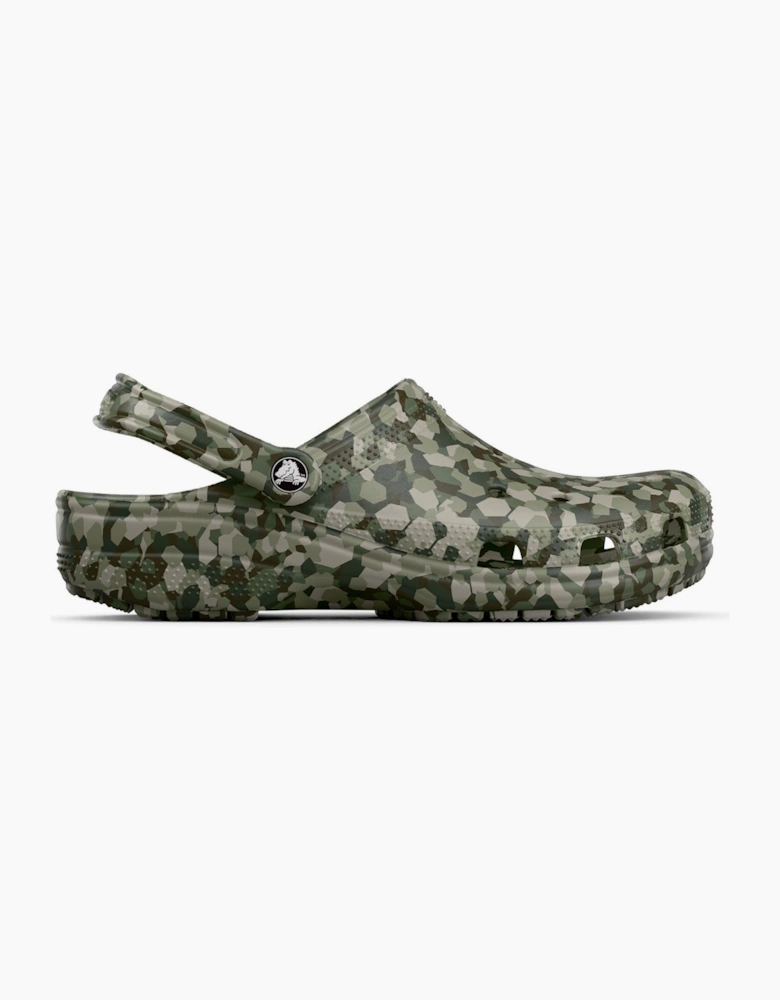 Crocs Classic Confetti EVA Men's Army Green Clogs