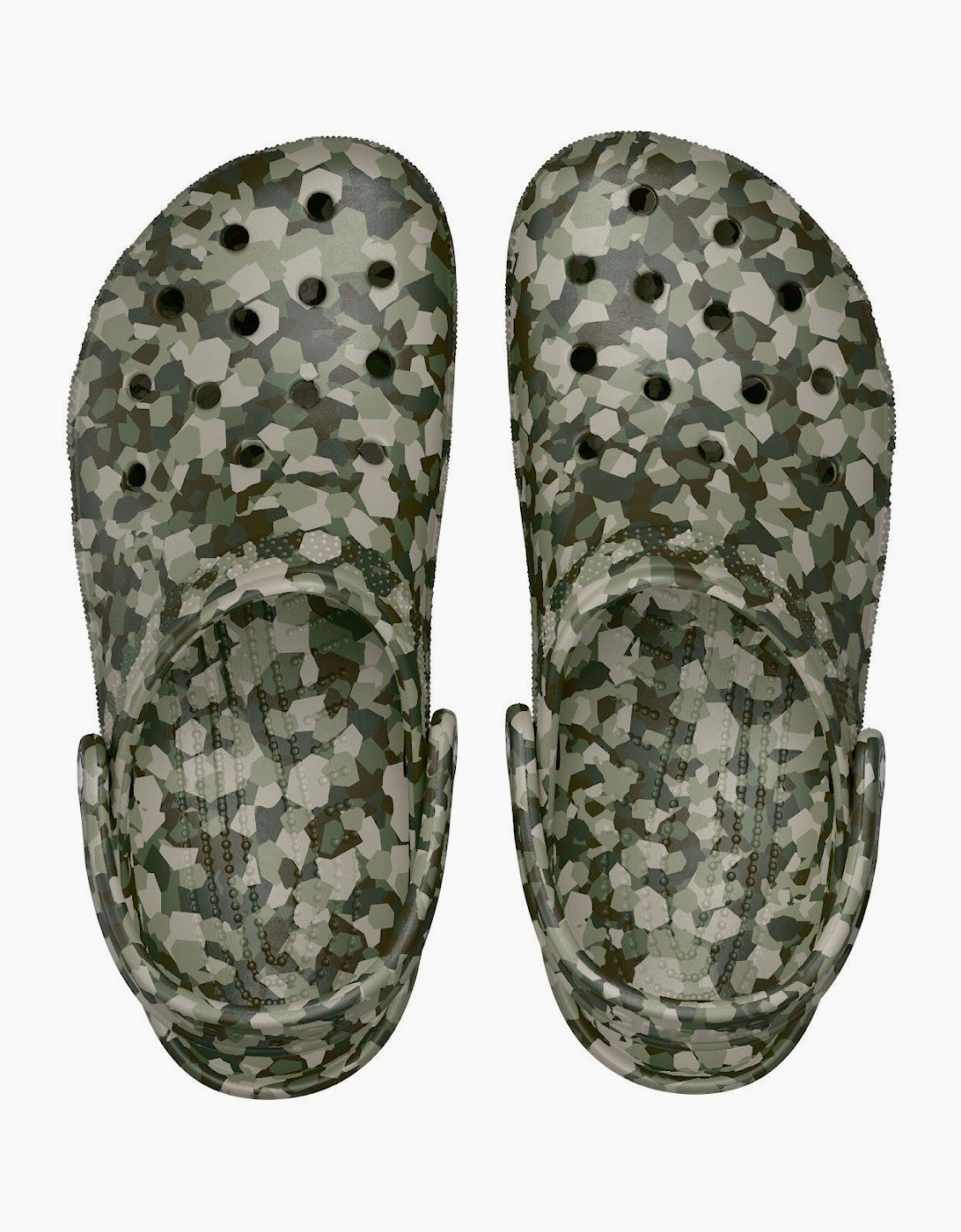 Crocs Classic Confetti EVA Men's Army Green Clogs