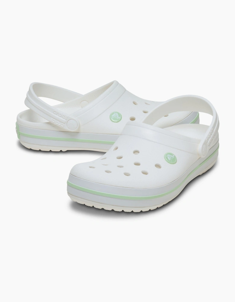 Crocs Crocband EVA Women's White/Serene Green Clogs