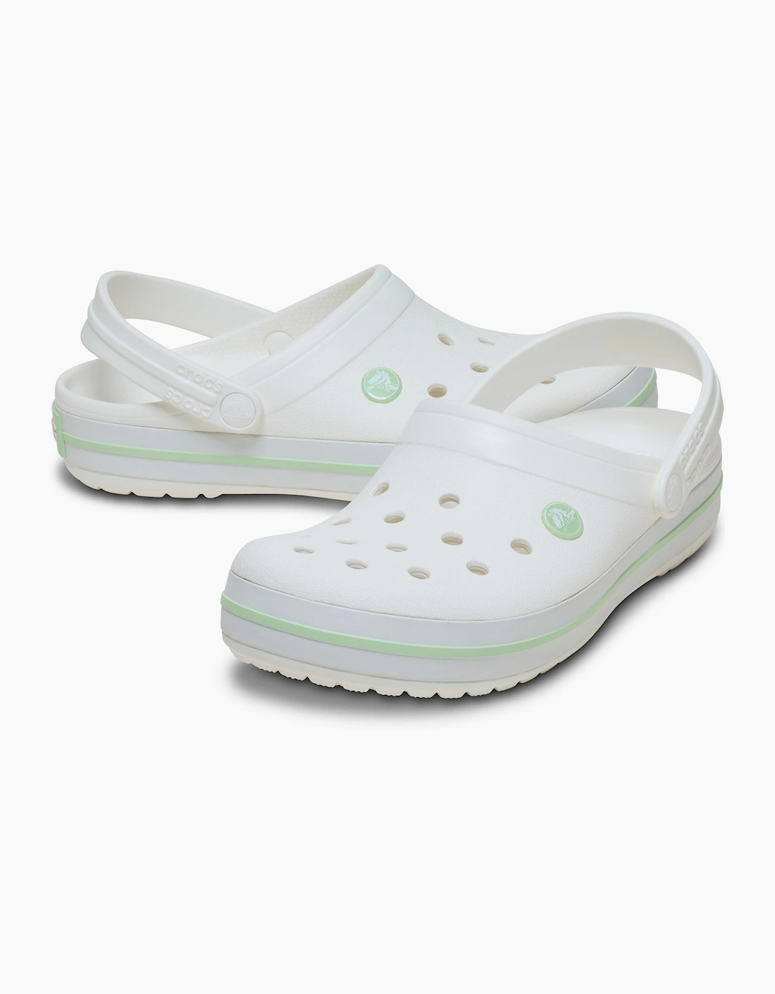 Crocs Crocband EVA Women's White/Serene Green Clogs