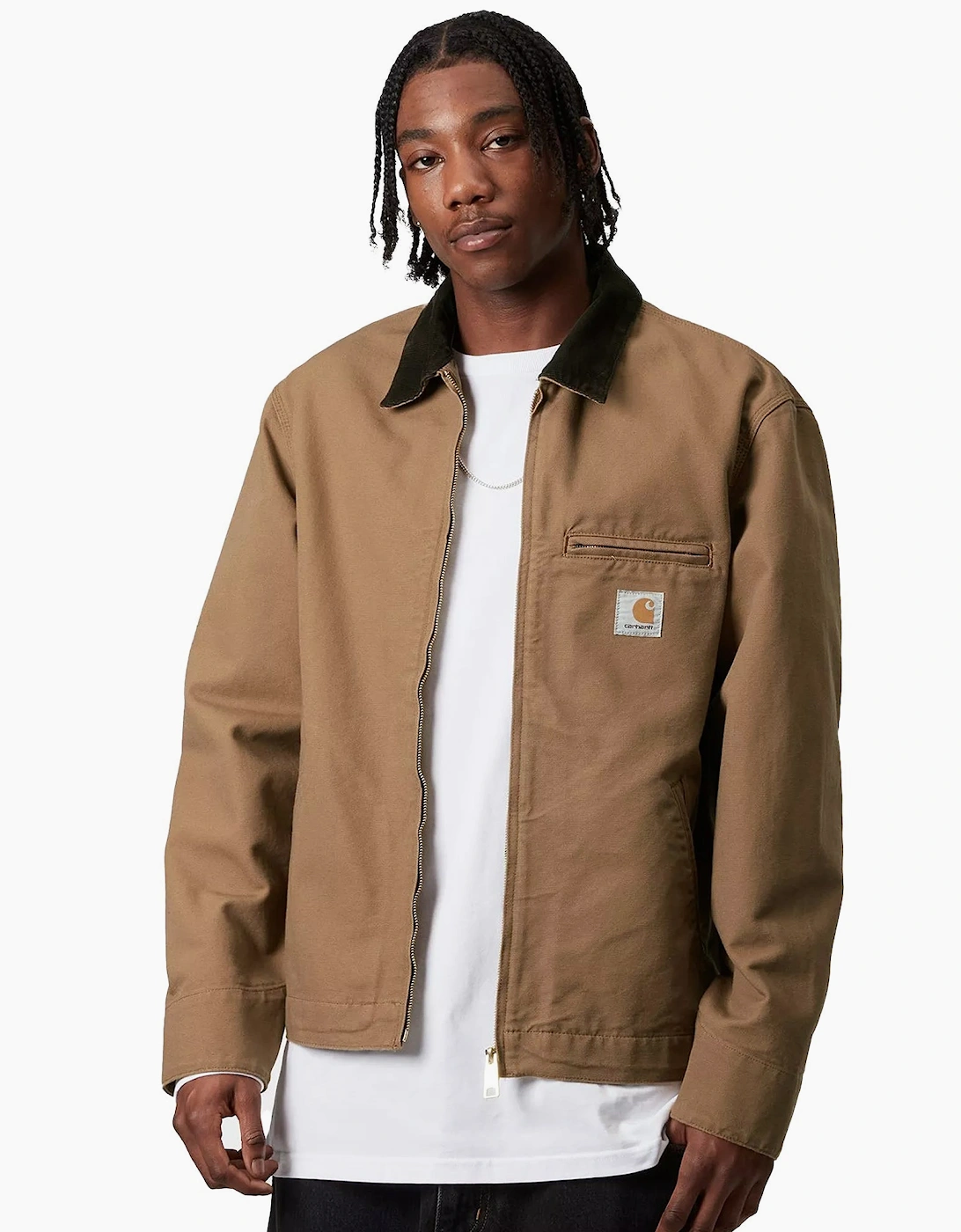 Carhartt WIP Summer Detroit Jacket Hamilton Brown/Tobacco Rinsed