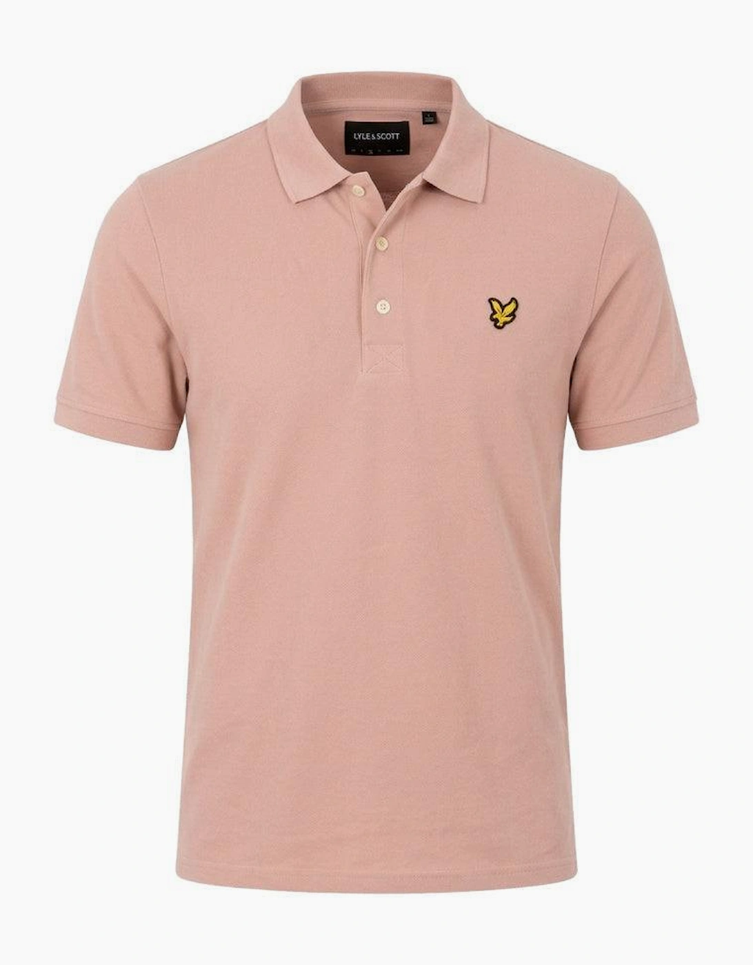 Lyle & Scott Plain Polo Shirt Pink Grapefruit