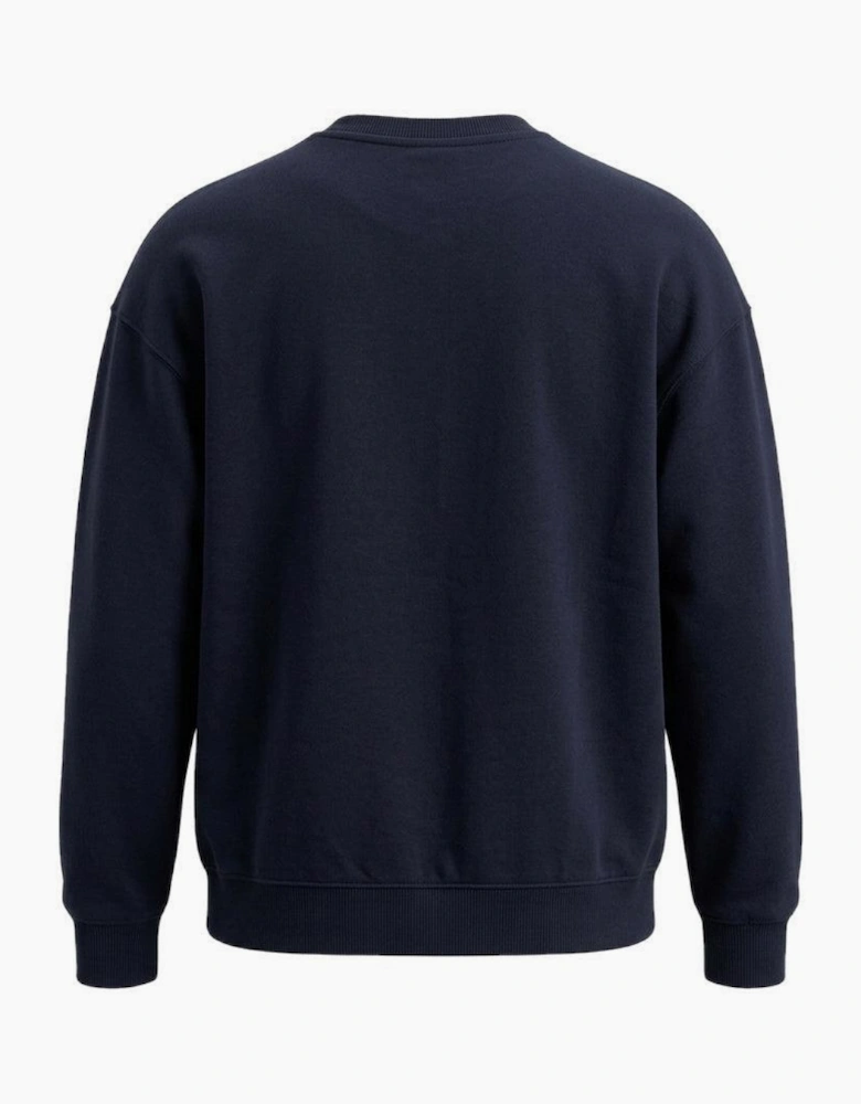 Lyle & Scott Heavyweight Crew Neck Sweatshirt Dark Navy