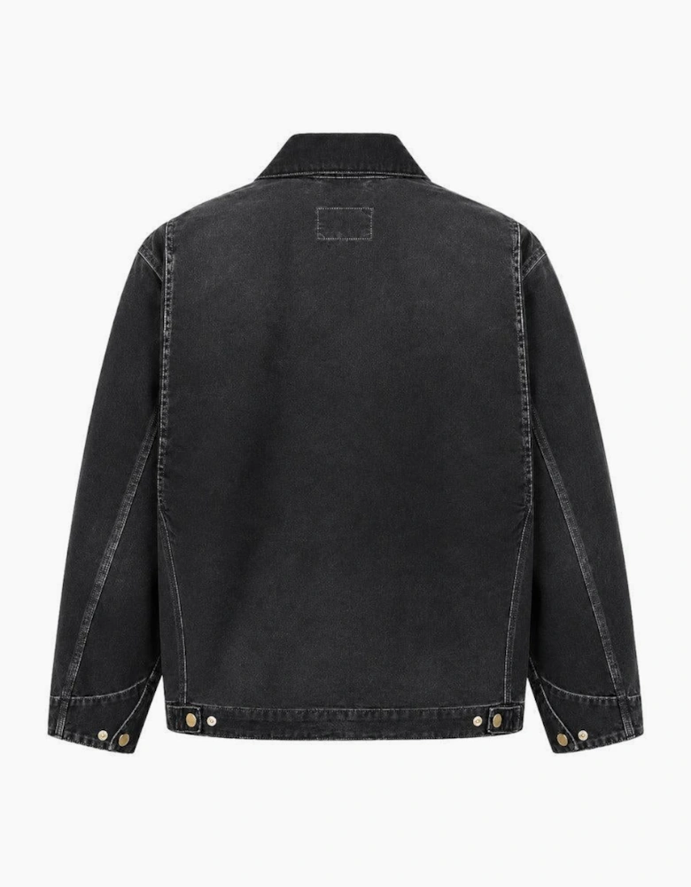 Carhartt WIP OG Detroit Jacket Black/Black/Destroy Wash