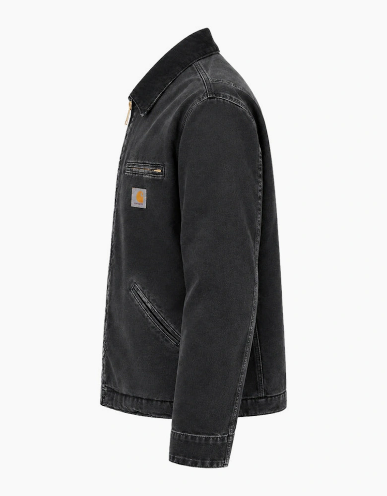 Carhartt WIP OG Detroit Jacket Black/Black/Destroy Wash