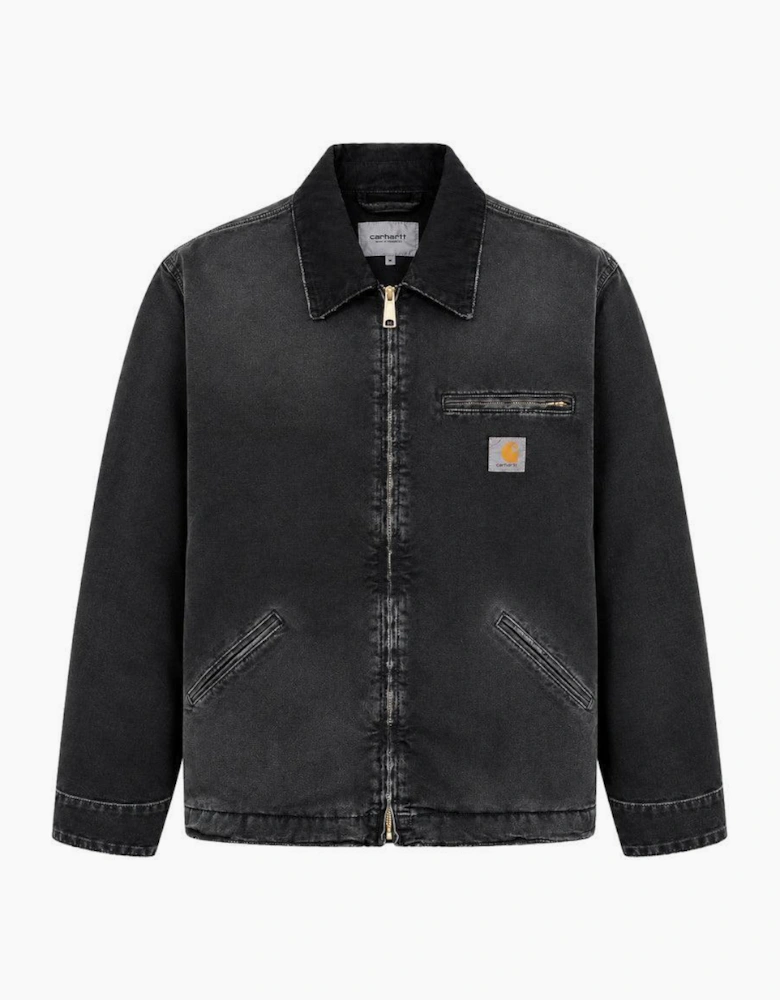 Carhartt WIP OG Detroit Jacket Black/Black/Destroy Wash