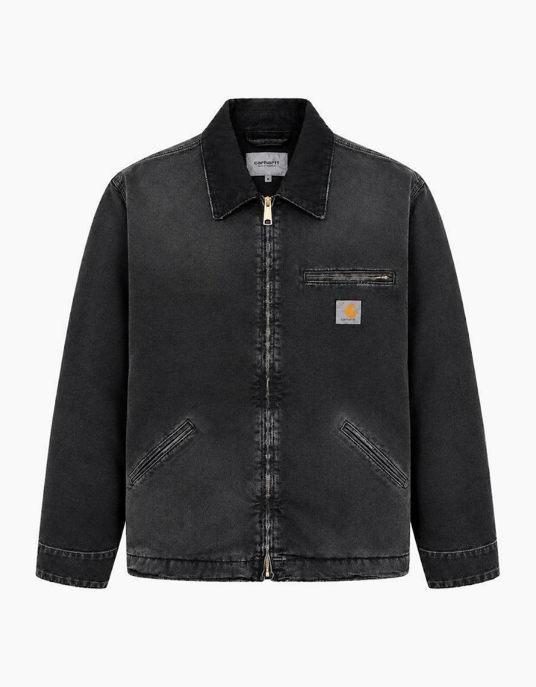Carhartt WIP OG Detroit Jacket Black/Black/Destroy Wash
