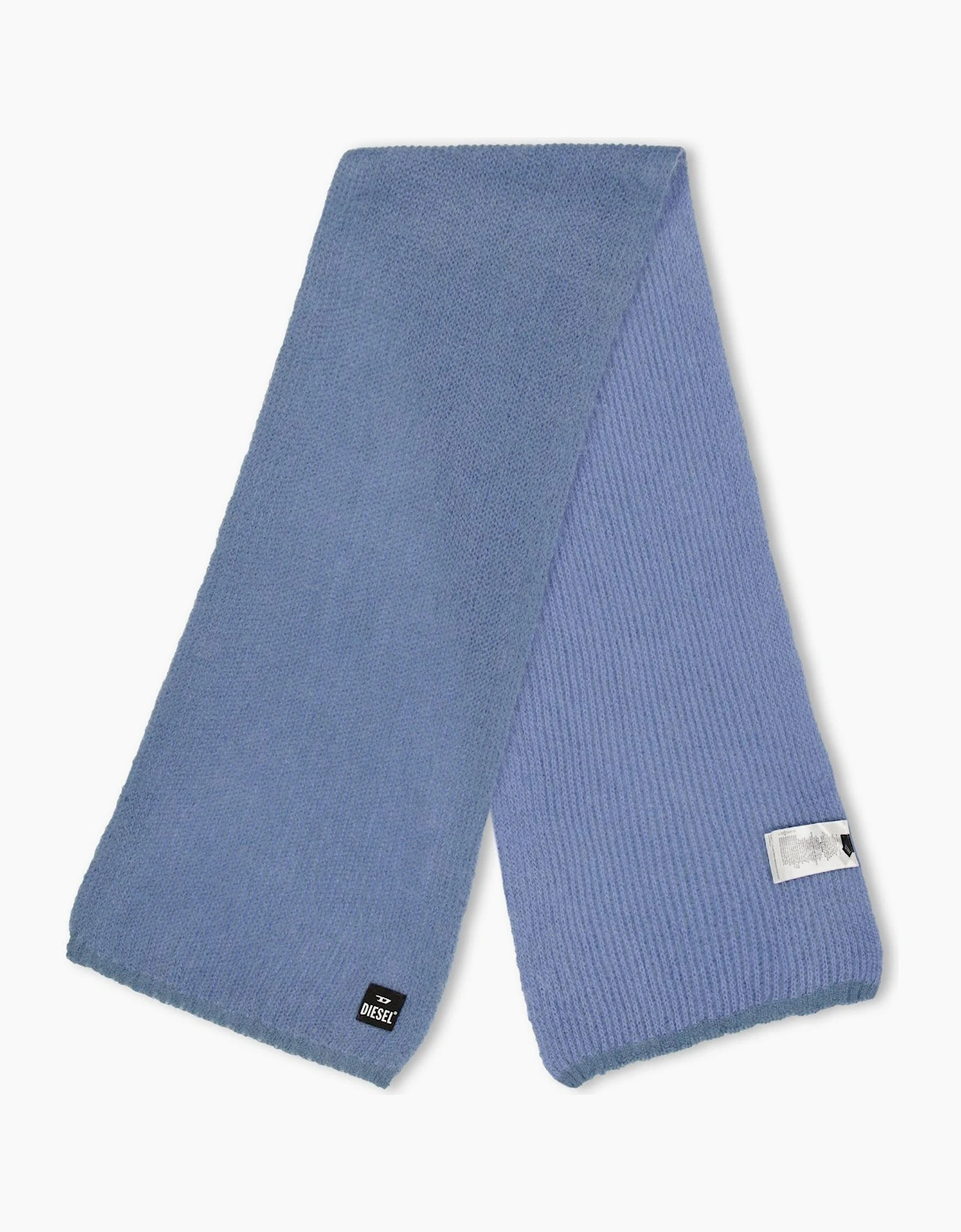 Solid Knit Scarf with Logo