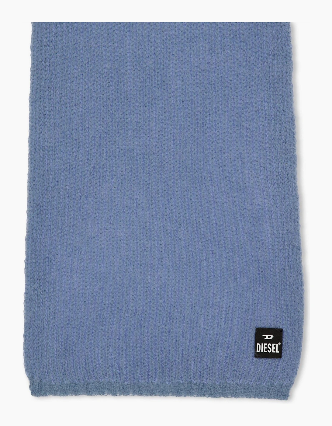 Solid Knit Scarf with Logo
