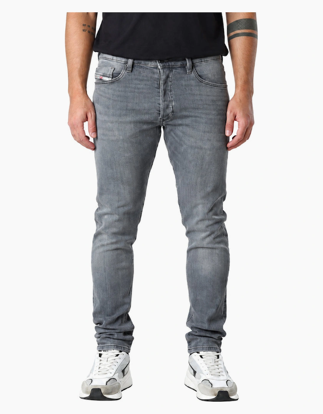 Diesel Tepphar-X Faded Dark Grey Denim Men's Jeans