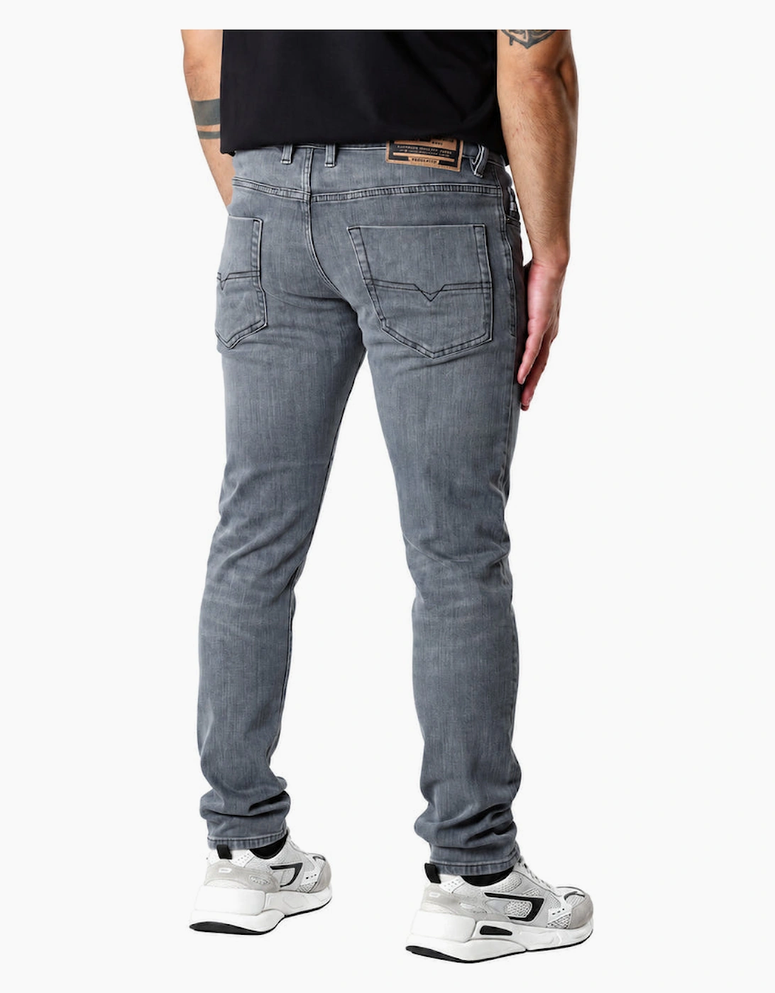 Diesel Tepphar-X Faded Dark Grey Denim Men's Jeans