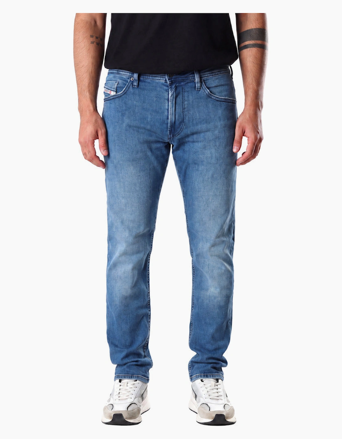Diesel Thommer-R Men's Faded Blue Jeans