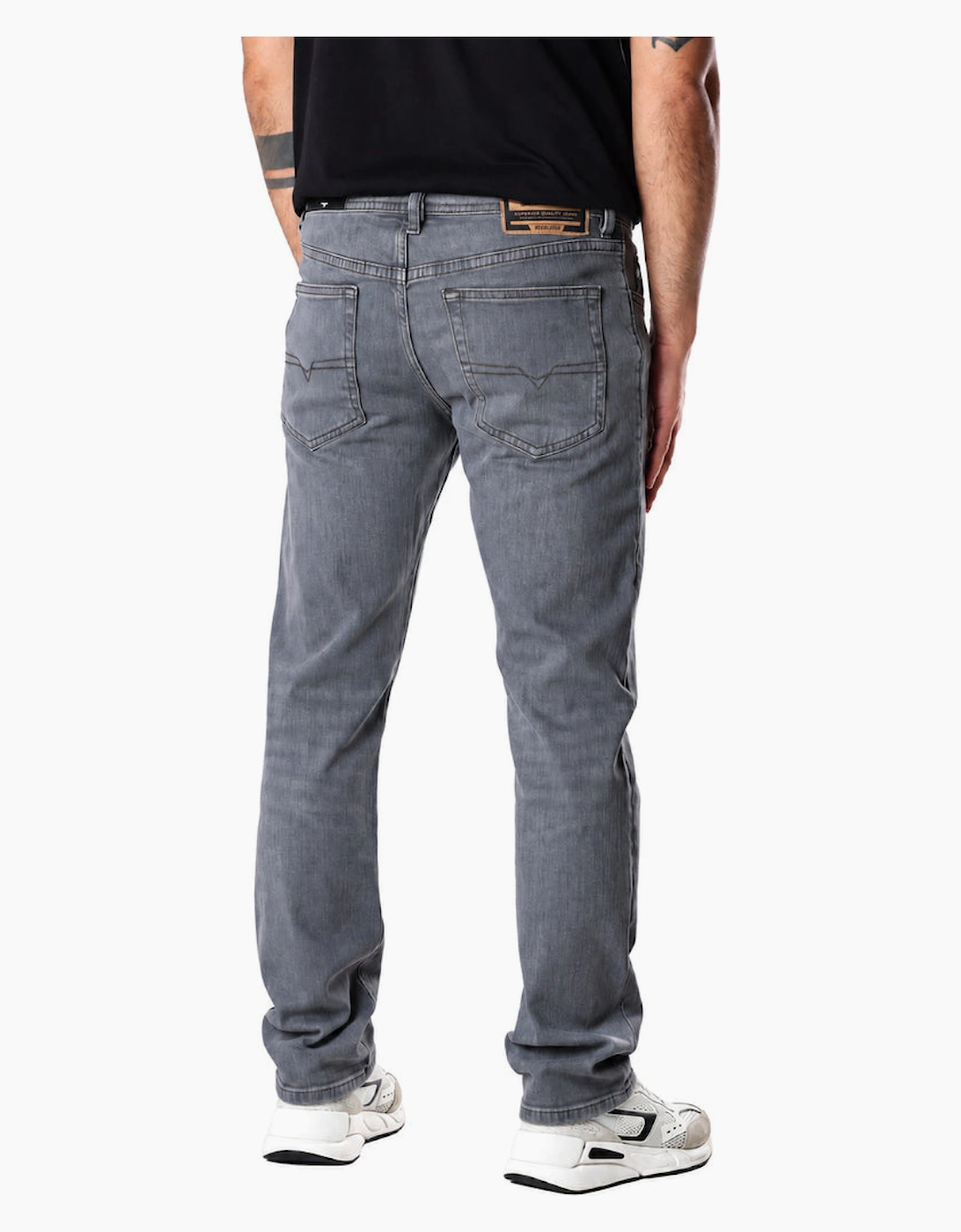 Diesel Buster-X Faded Dark Grey Denim Men's Jeans