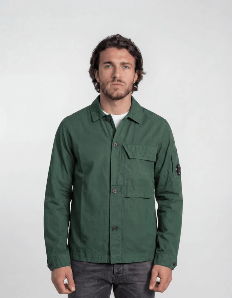 CP Company Overshirt Jacket in Green