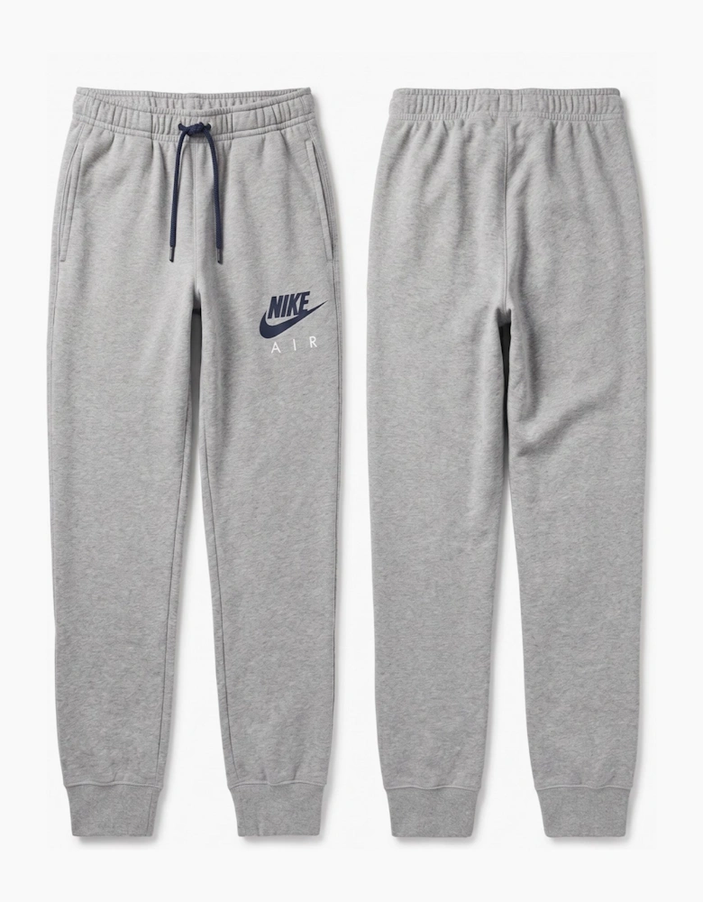 Nike Air Mens Fleece Joggers in Grey