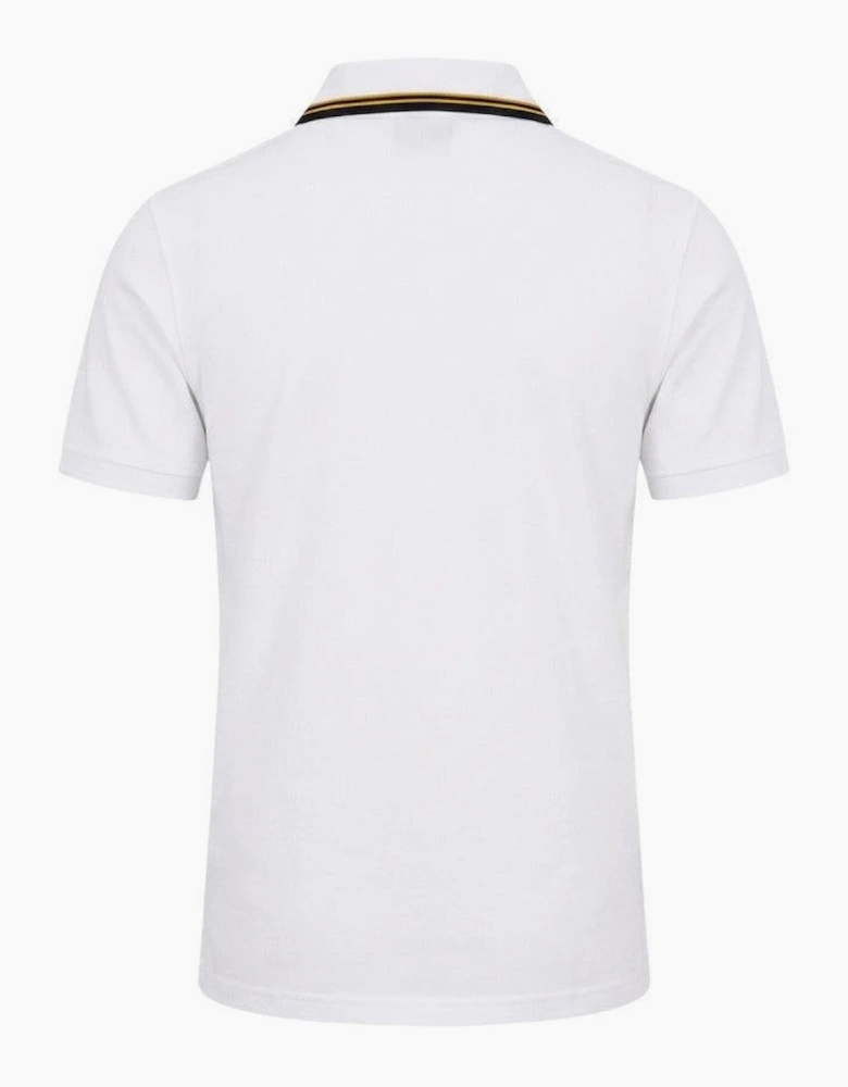 Lyle & Scott Tipped Track Polo Shirt White