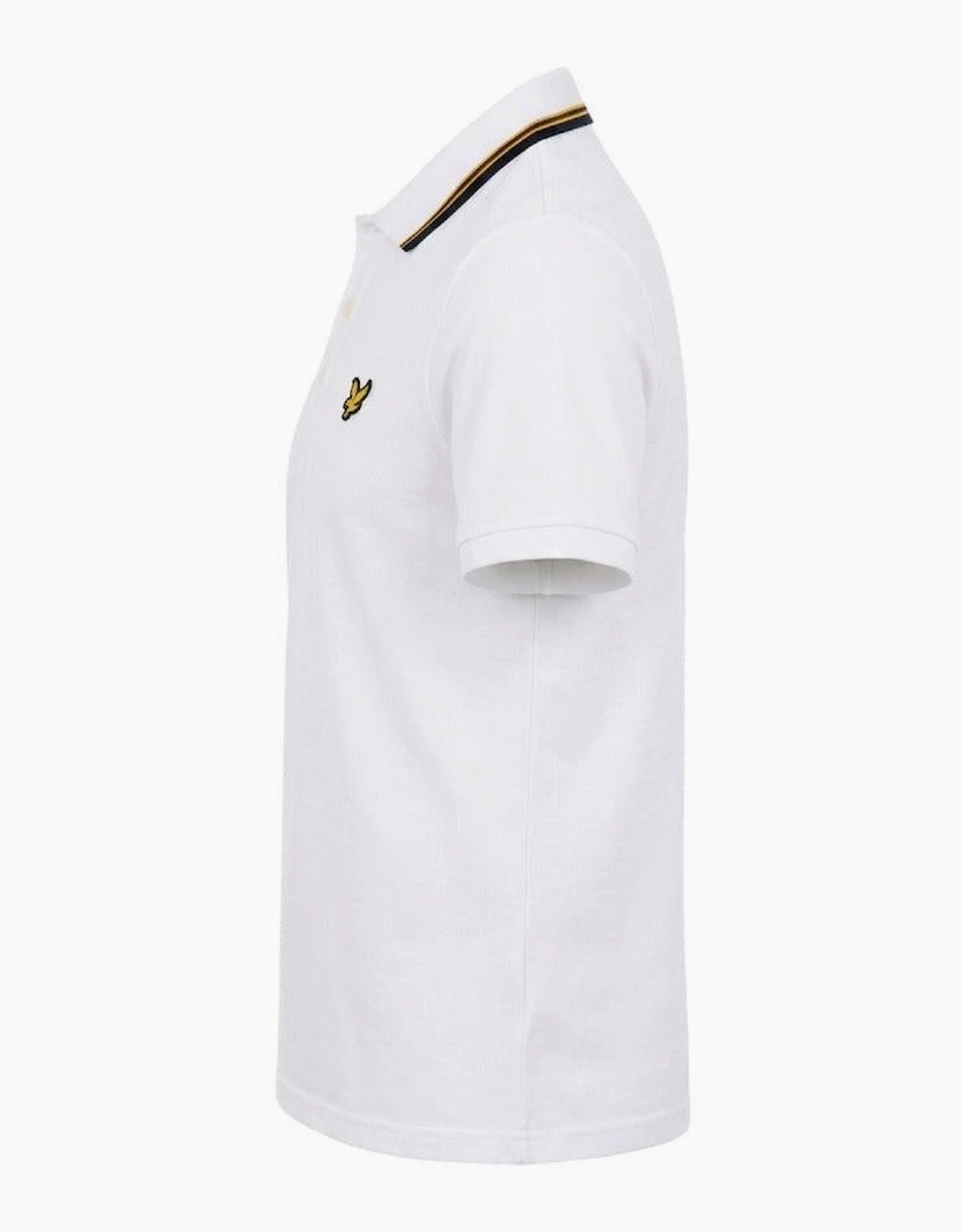 Lyle & Scott Tipped Track Polo Shirt White