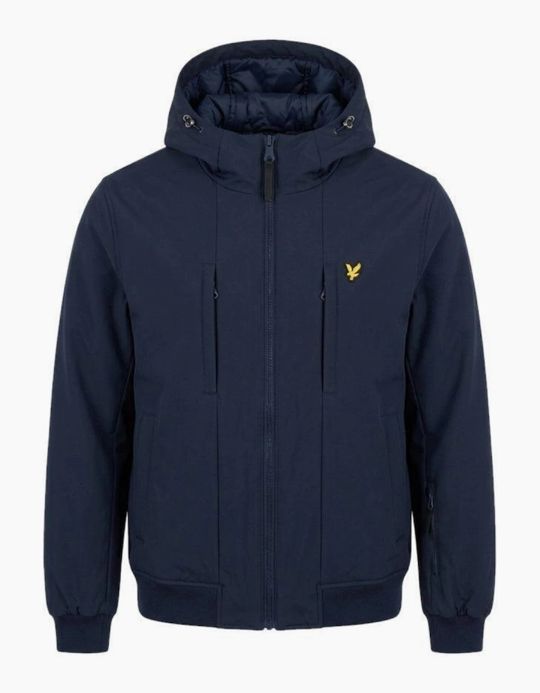 Lyle & Scott Wadded Softshell Jacket Dark Navy