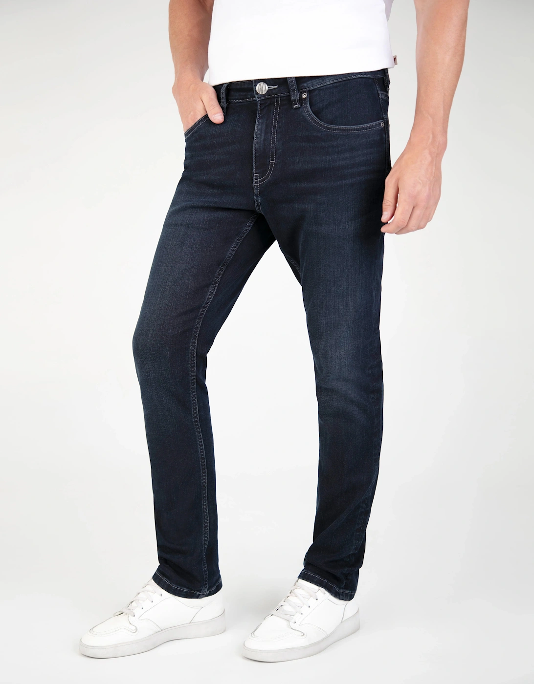 Mish Mash Mirage Tapered Stretch Denim Jean