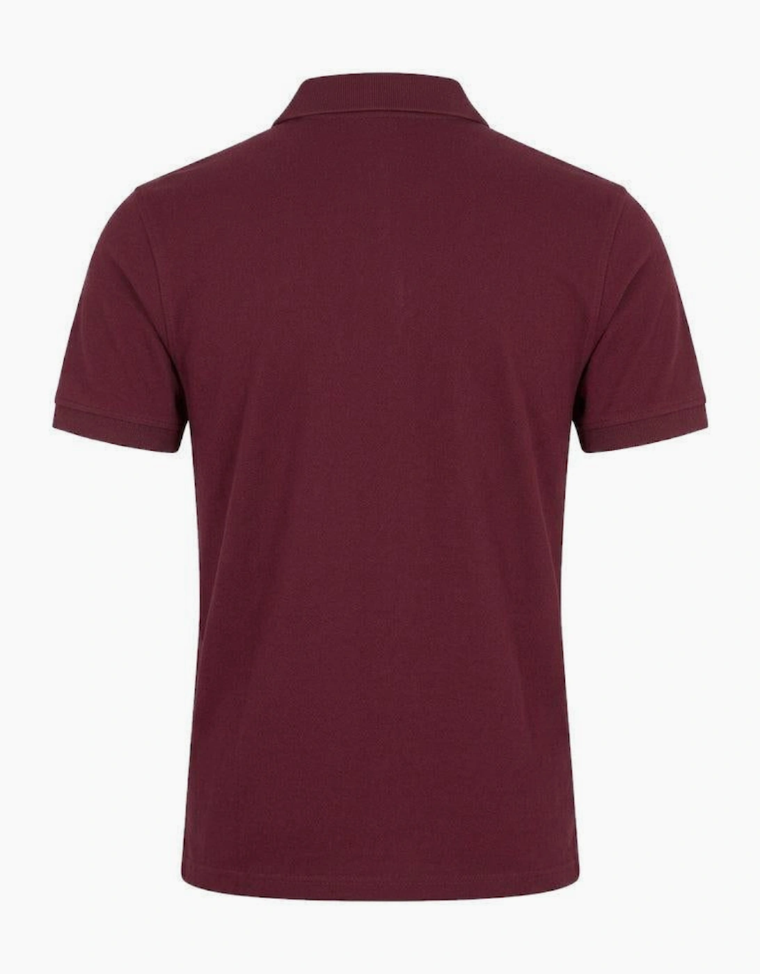 Lyle & Scott Plain Polo Shirt Burgundy