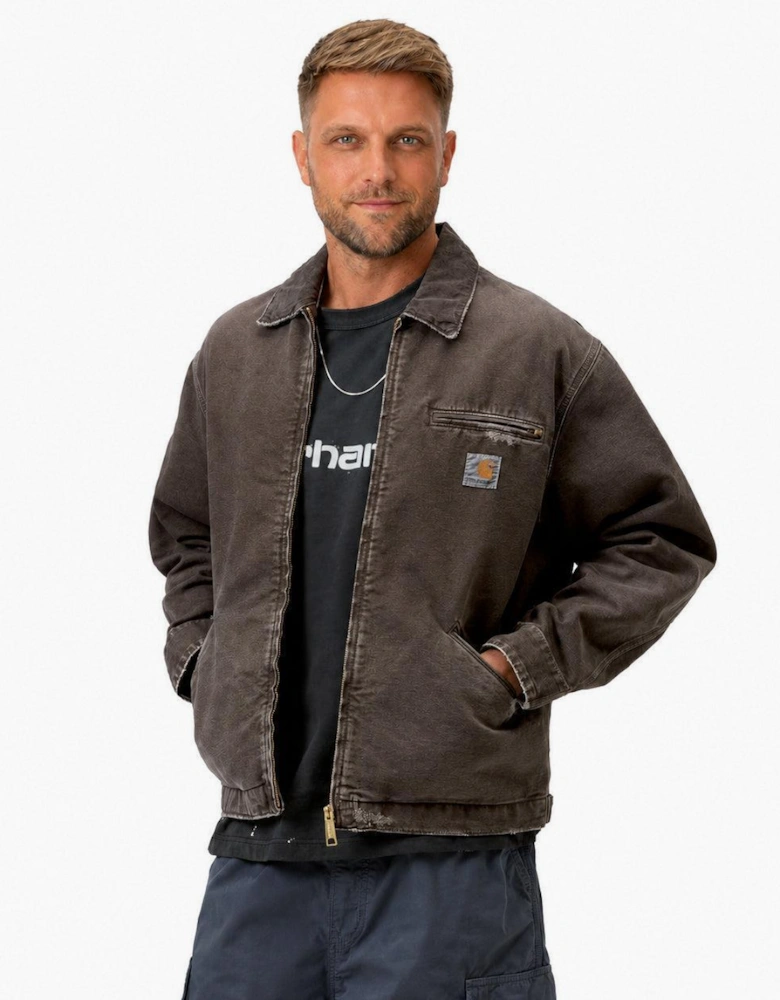 Carhartt WIP OG Detroit Jacket Tobacco/Tobacco/Destroy Wash