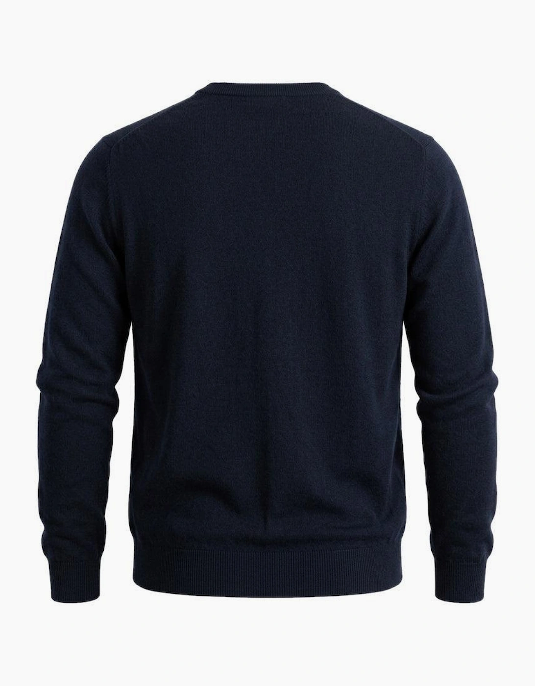 Lyle & Scott Cotton Merino Crew Neck Jumper Dark Navy