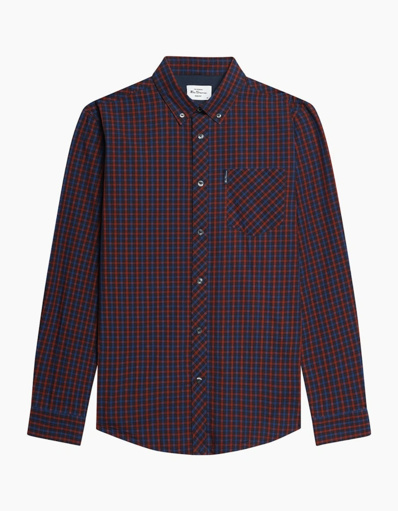 Ben Sherman Mens Signature House Check Long Sleeve Shirt