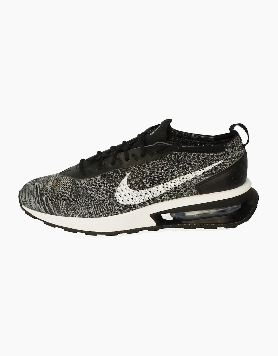 Nike Men's Black/Gray/White Air Max Flyknit Racer ' White' Dj6106-001 - Image 5
