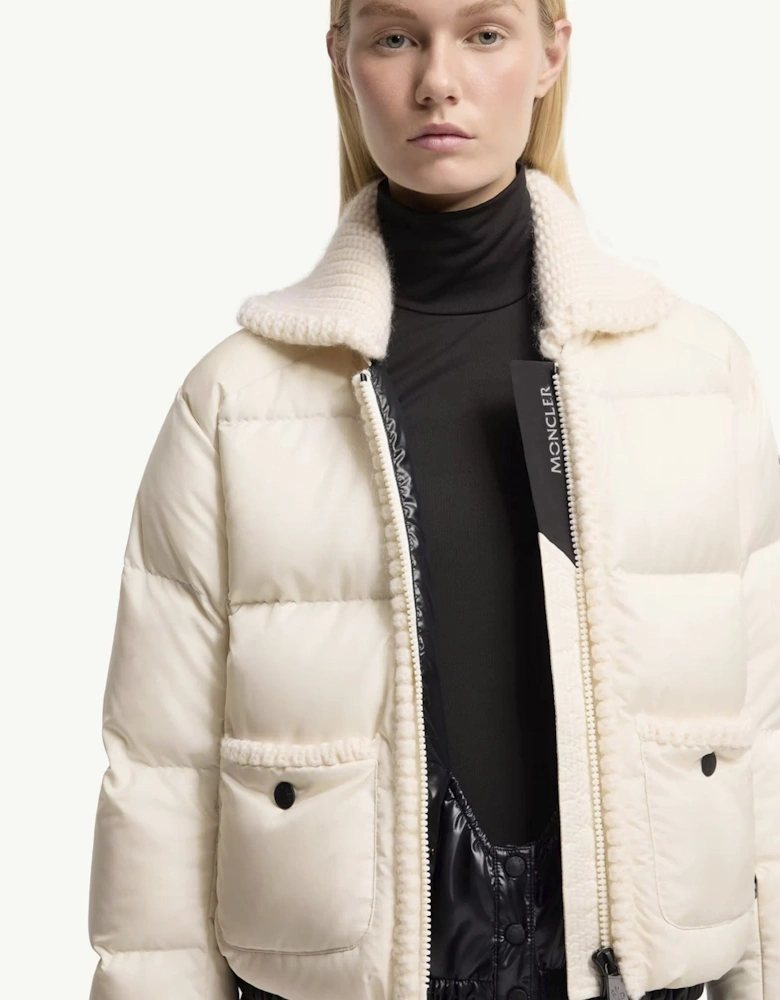 Womens Jolie Bomber Jacket White