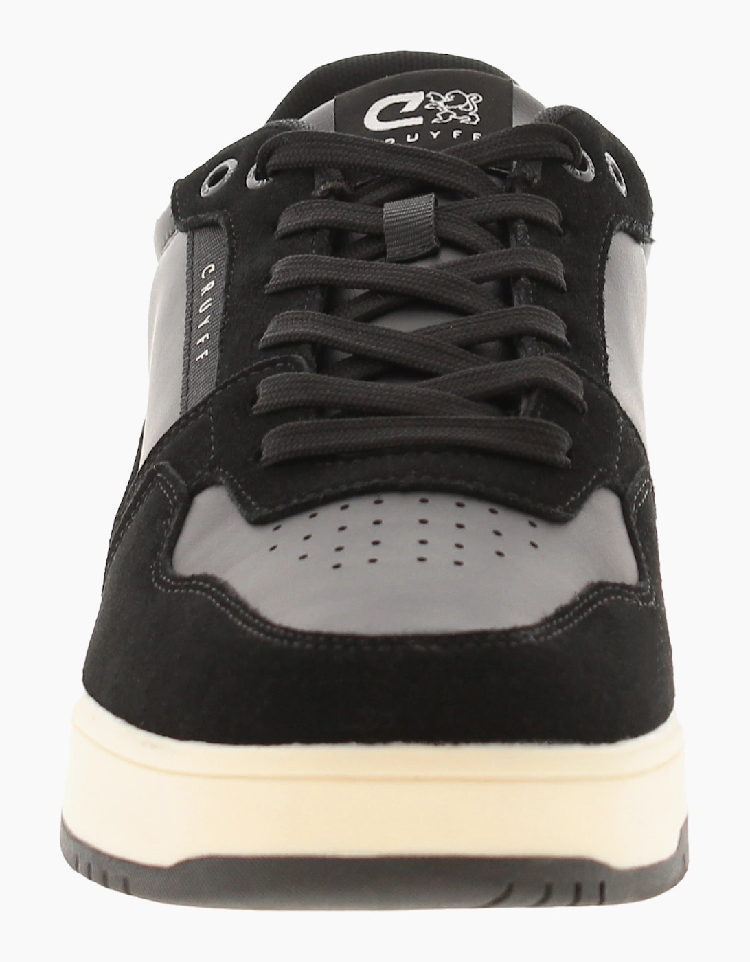 CRUYFF Mens Trainers Endorsed Sport Leather Lace Up black UK Size