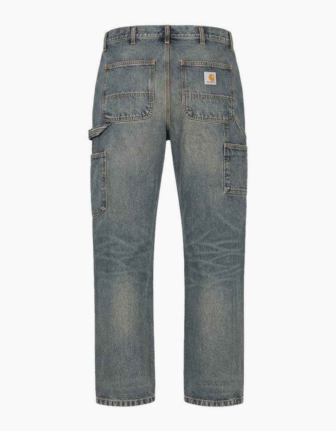 Carhartt WIP Denim Single Knee Pant Blue/Worn Used Washed