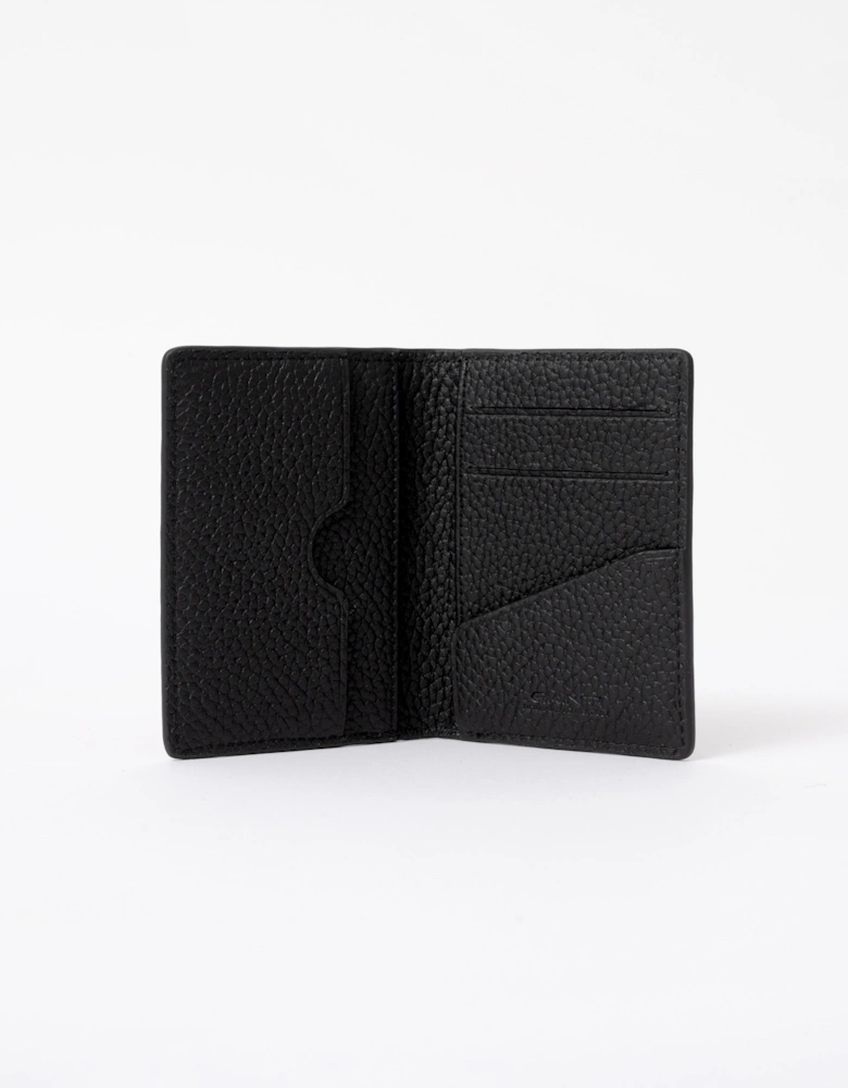 GANT Mens Leather Bifold Card Holder - 5 Black