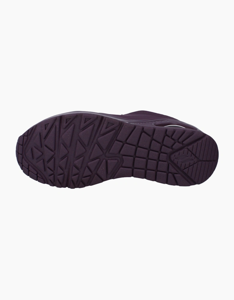 Skechers Uno Stand On Air Womens Trainers 73690 Shoes  WINE